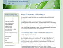 Tablet Screenshot of cholesterinwert-senken.de